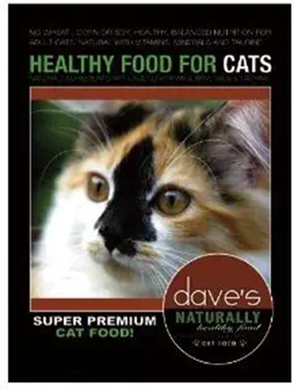 Dave's Pet Food Natural Health Cat Food 4 lb