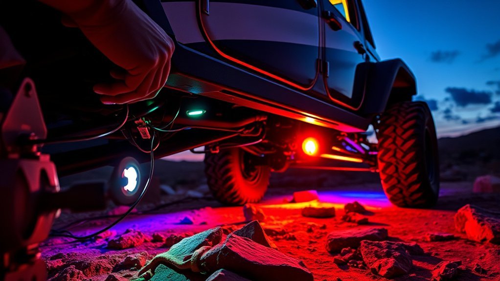 nilight rgb rock light installation