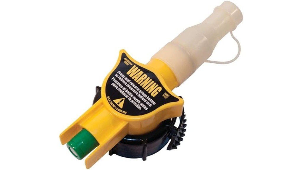 no spill gas can nozzle