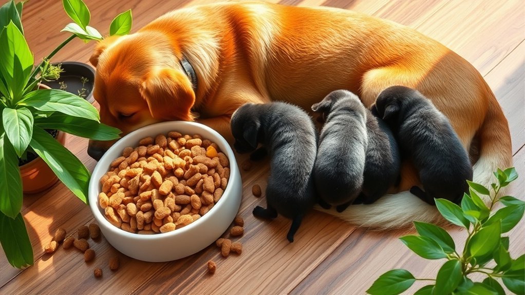 nursing dogs nutritional needs