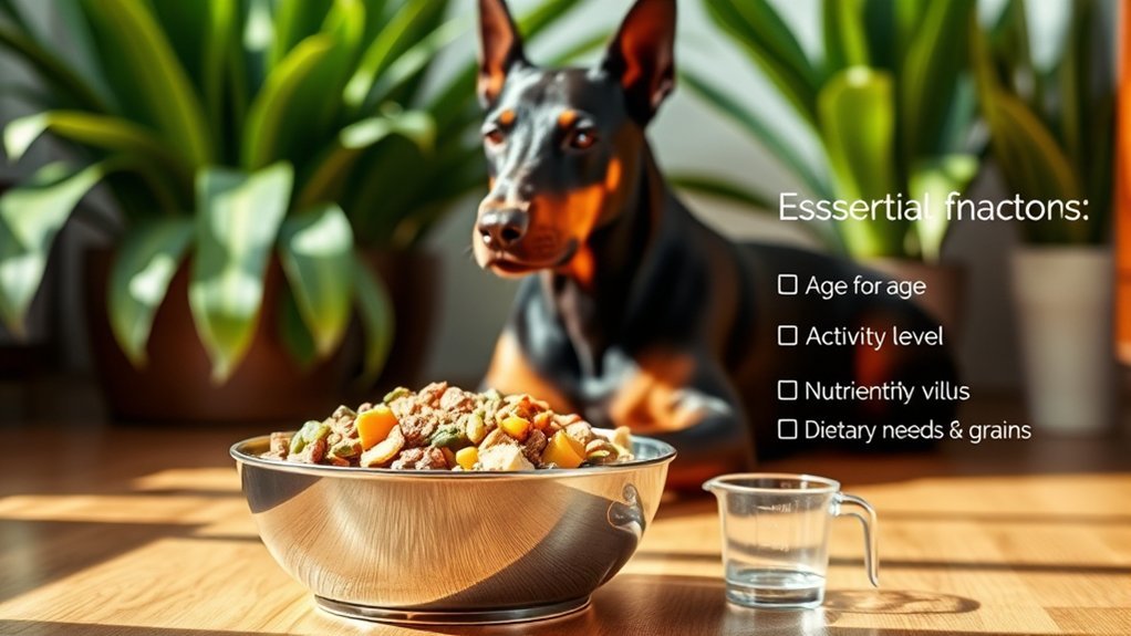 nutritional needs and ingredients