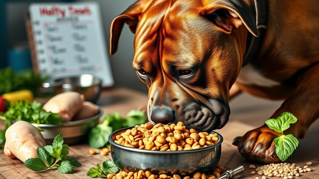 nutritional needs for pitbulls