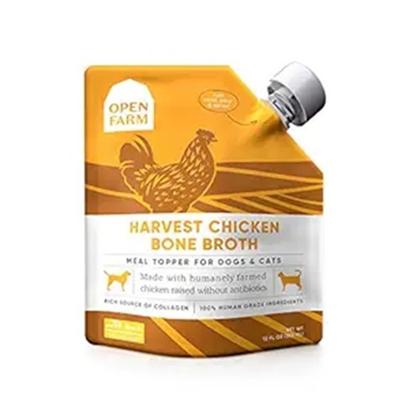 Open Farm Chicken Bone Broth for Dogs and Cats