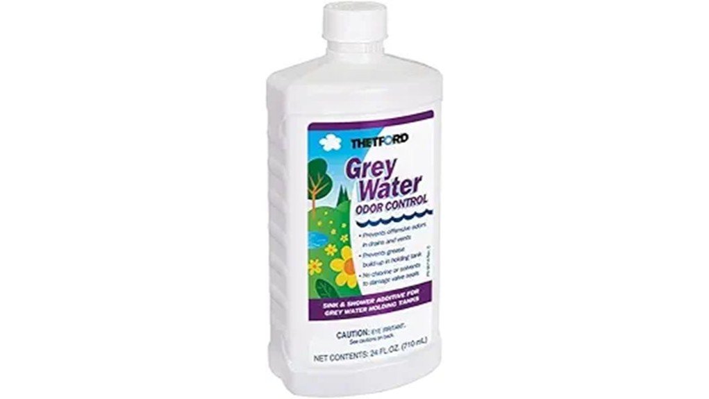 odor control for grey water