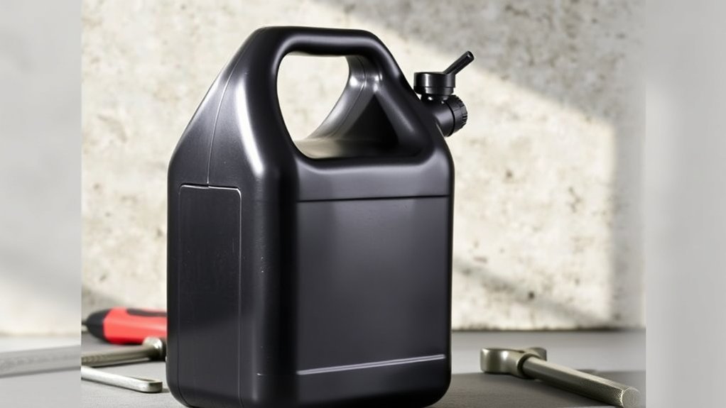 oil drain container features