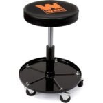 pneumatic rolling mechanic stool