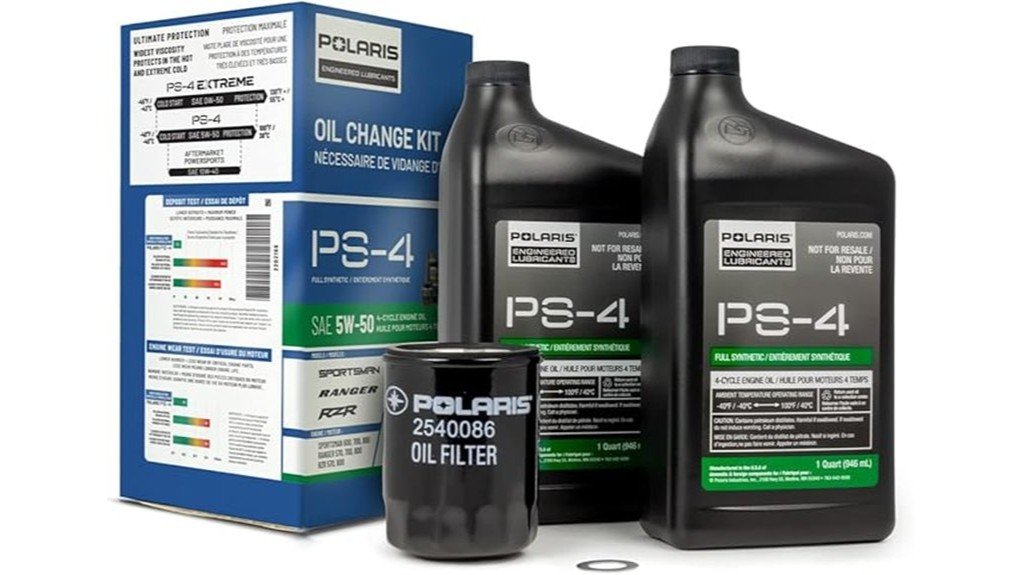polaris ps4 oil change kit