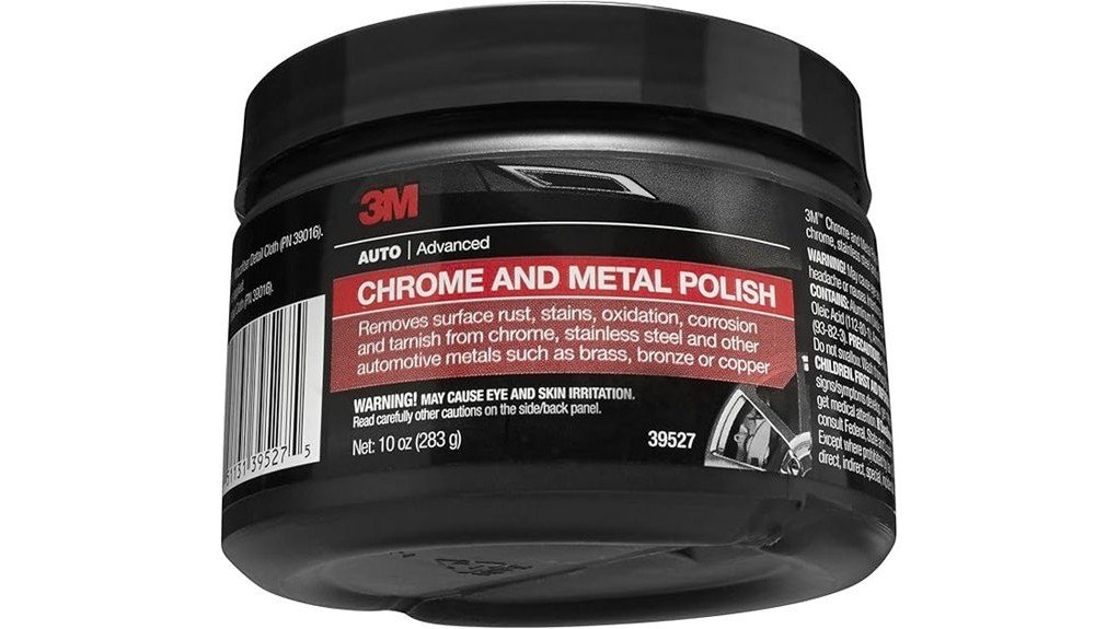 polish for chrome surfaces
