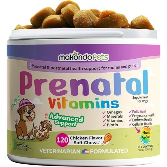 Dog Prenatal Vitamins Soft Chews for Pregnant Pets