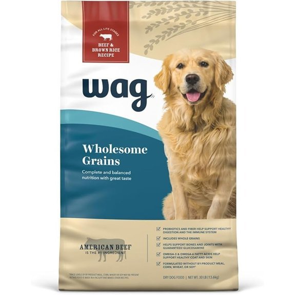 Wag Adult Premium Dry Dog Food (Beef & Rice)