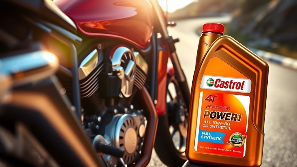 premium synthetic motorcycle oil