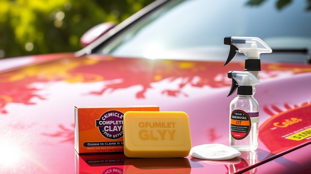 prepare clay polish shine