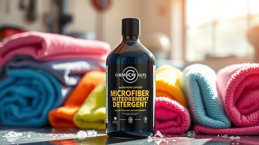 proper microfiber detergent usage