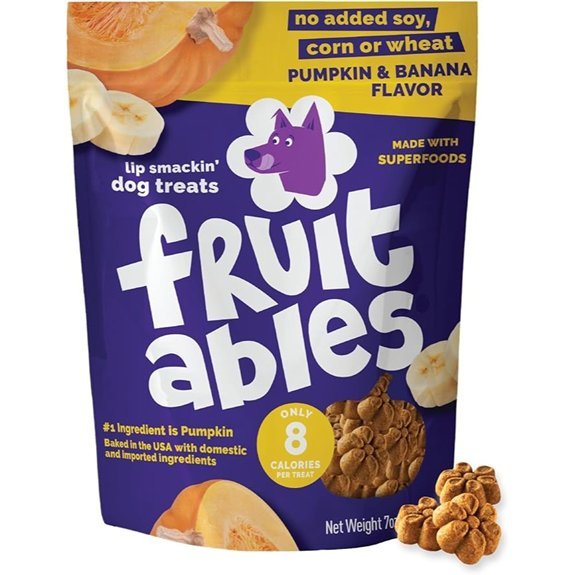 Fruitables Baked Dog Treats Pumpkin & Banana Flavor