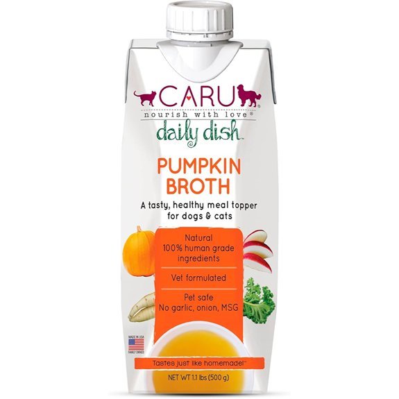 CARU Daily Dish Pumpkin Broth Meal Topper