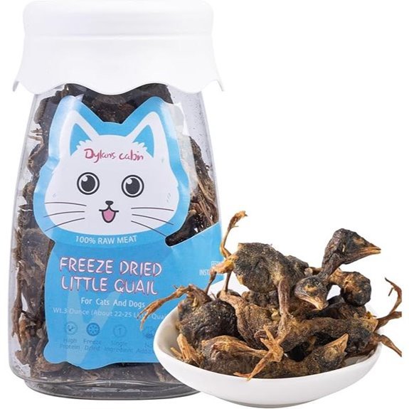 Freeze Dried Little Quail Cat and Dog Treats