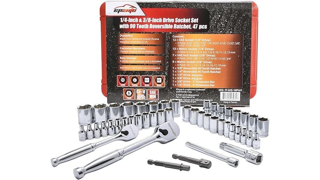 quality and versatile socket set
