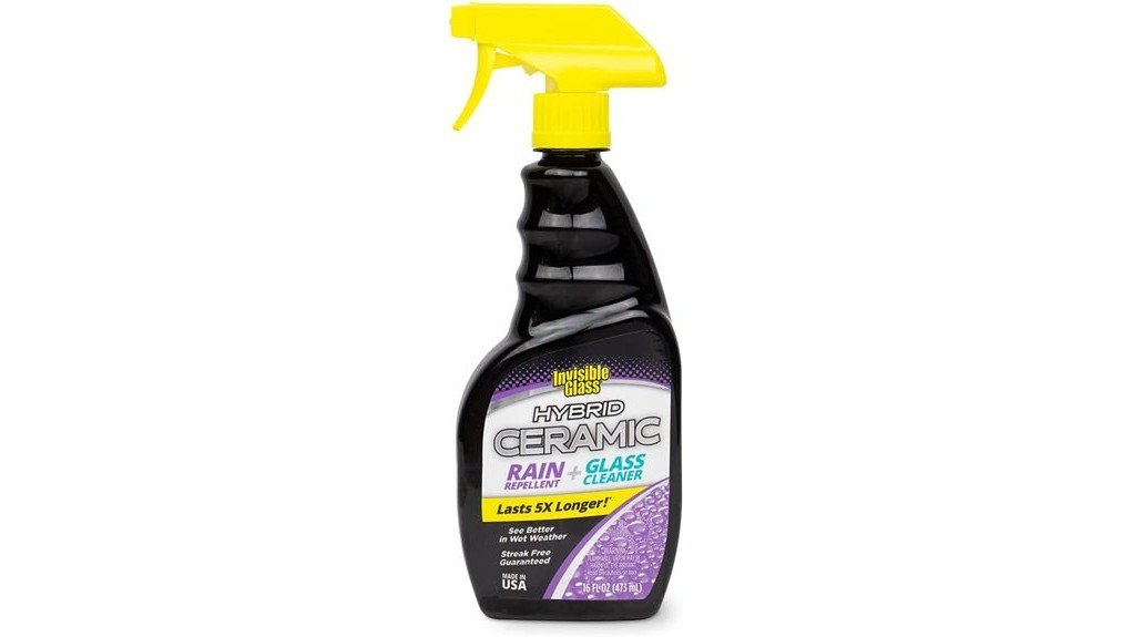 rain repellent glass cleaner