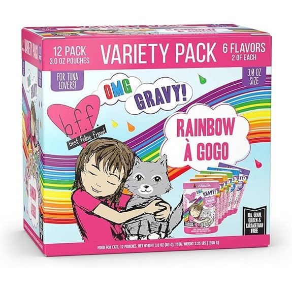 Weruva B.F.F. OMG Rainbow A Gogo Cat Food