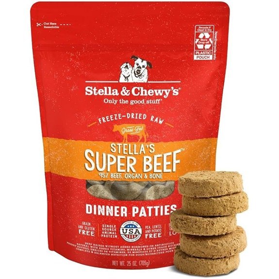Stella & Chewy's Freeze-Dried Raw Beef Dinner Patties