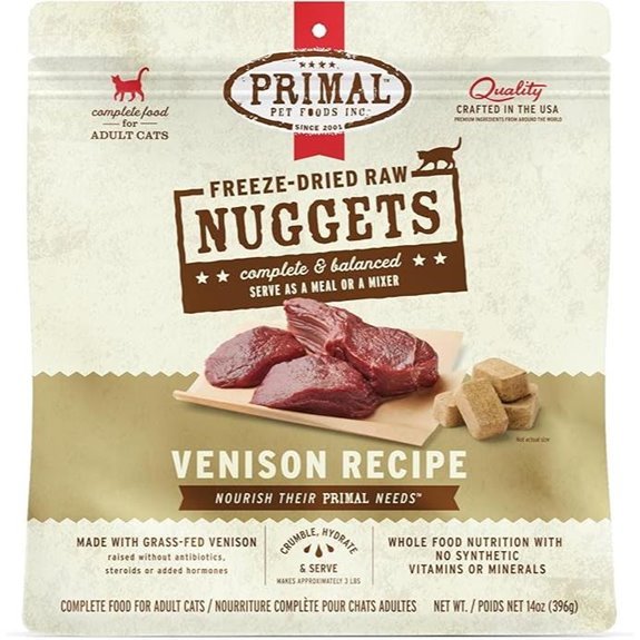 Primal Freeze Dried Raw Cat Food Nuggets - Venison
