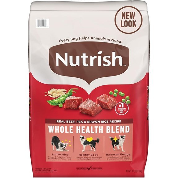 Nutrish Dry Dog Food Real Beef Recipe (40 lb)