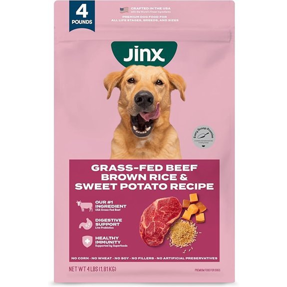 Jinx Premium Dry Dog Food with Real Beef