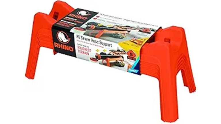 rv sewer hose support