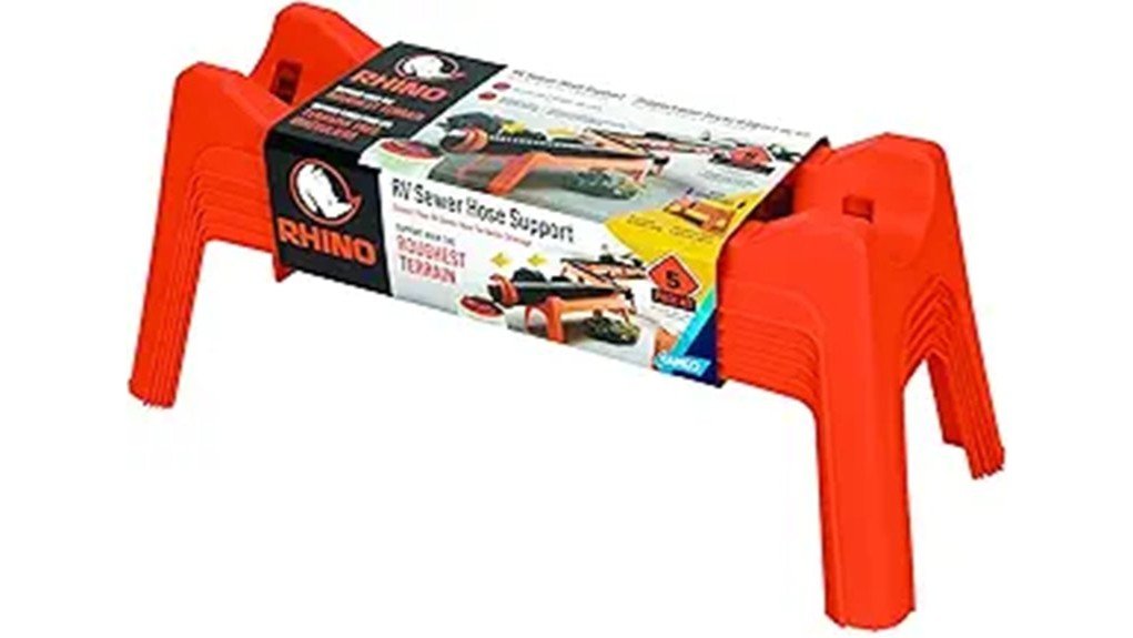 rv sewer hose support