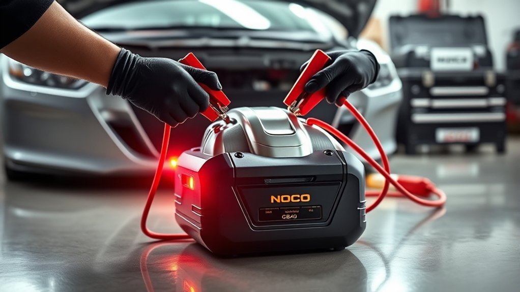 safe jump starting procedures