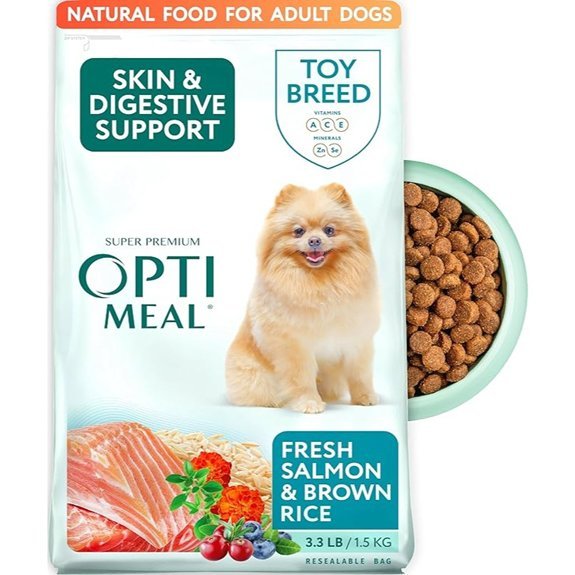 Optimeal Toy Breed Dry Dog Food (Salmon & Brown Rice)