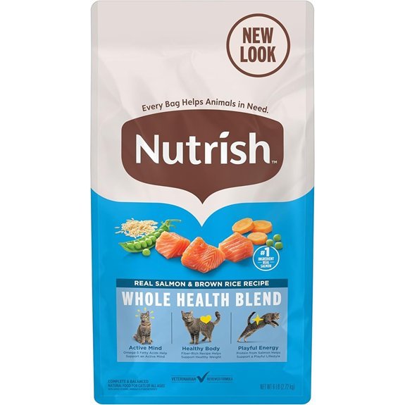 Nutrish Real Salmon & Brown Rice Cat Food