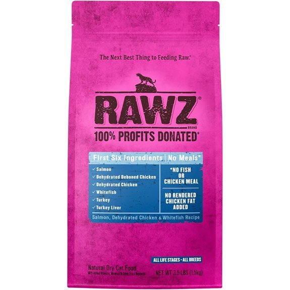 Rawz Salmon & Chicken Dry Cat Food (3.5lb)