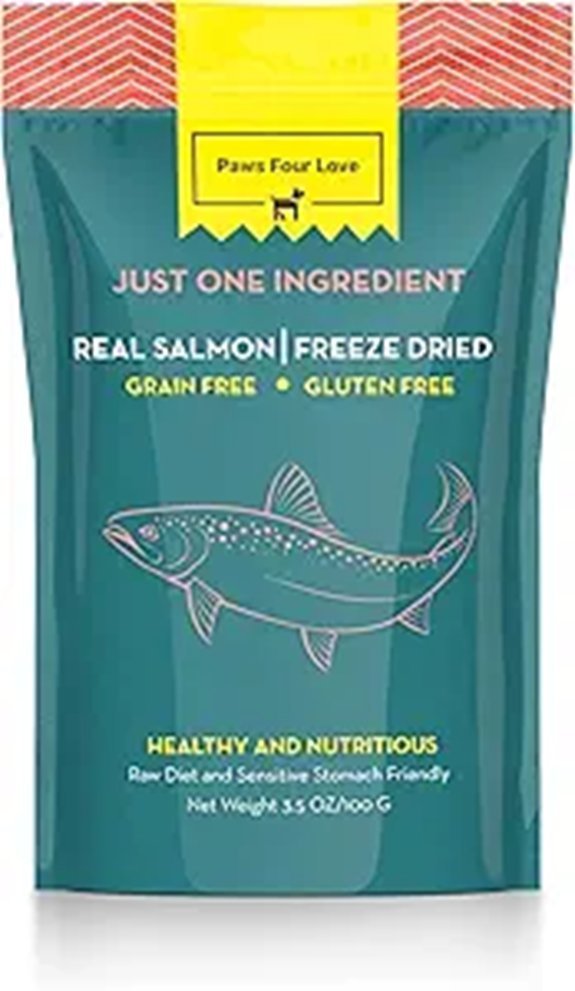 PawsFourLove Organic Freeze-Dried Salmon Treats