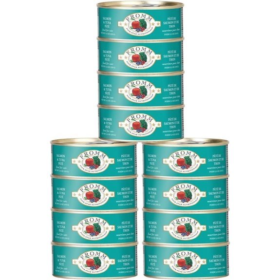 Fromm Fourstar Cat Food Canned Salmon Tuna Pate (12X5 Oz)