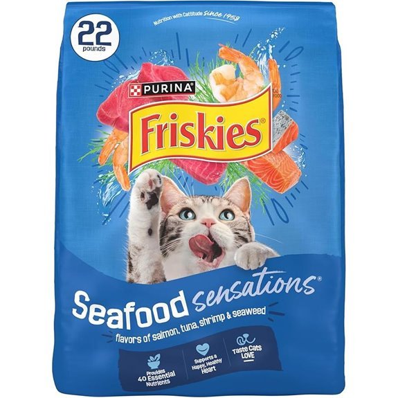 Purina Friskies Dry Cat Food Seafood Sensations
