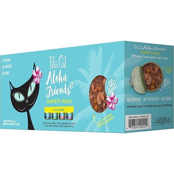 Tiki Cat Aloha Friends Seafood Variety Pack (12 Cans)