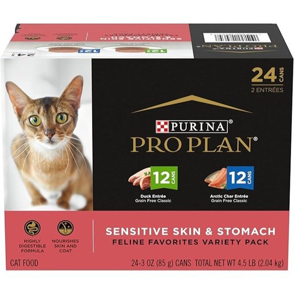 Purina Pro Plan Sensitive Skin Wet Cat Food Variety Pack