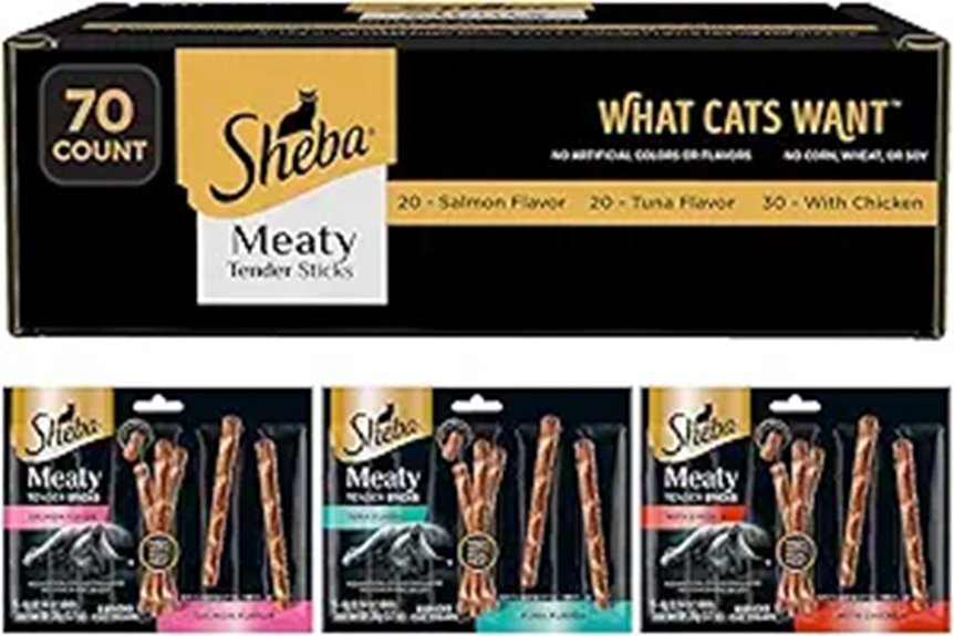 Sheba Meaty Tender Sticks Cat Treats (70 Count)