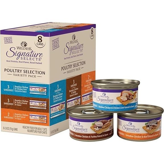 Wellness CORE Shredded Wet Cat Food (8 Pack)