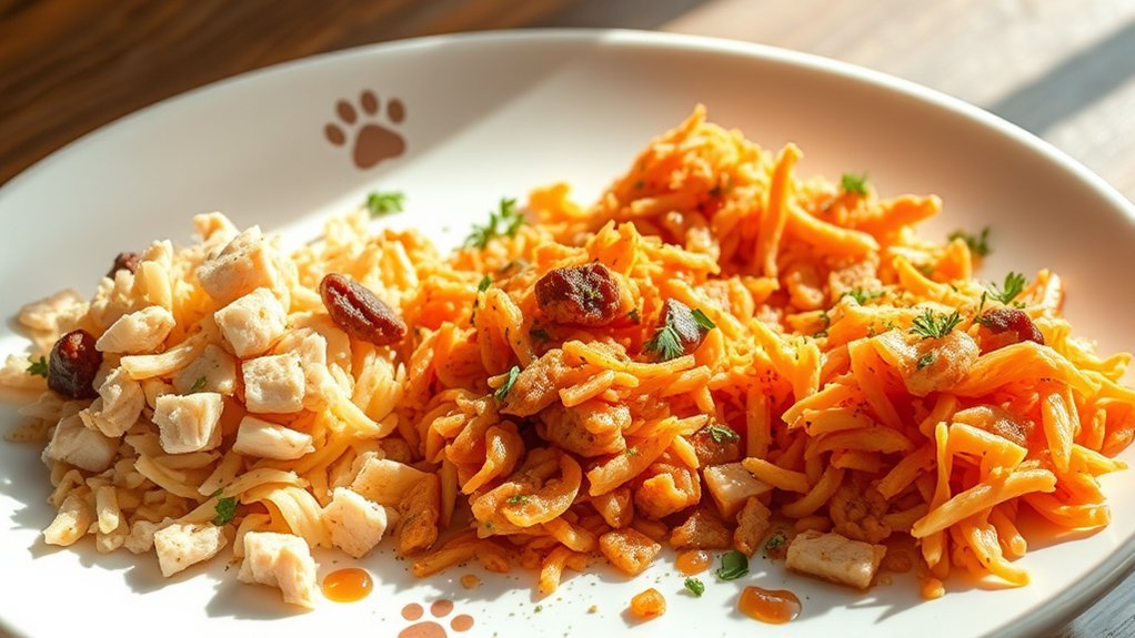 shredded wet cat food