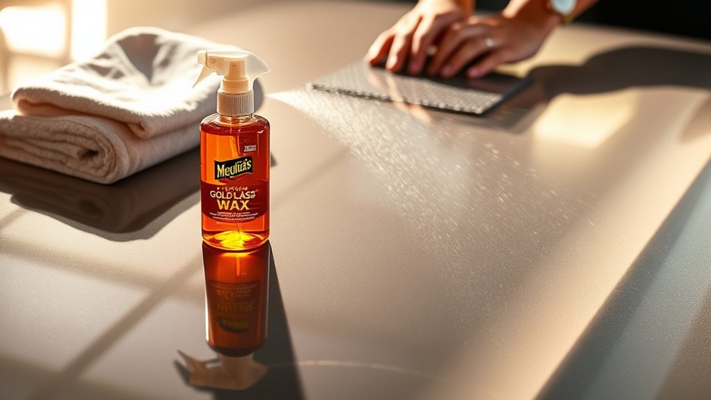 stunning shine with quik wax