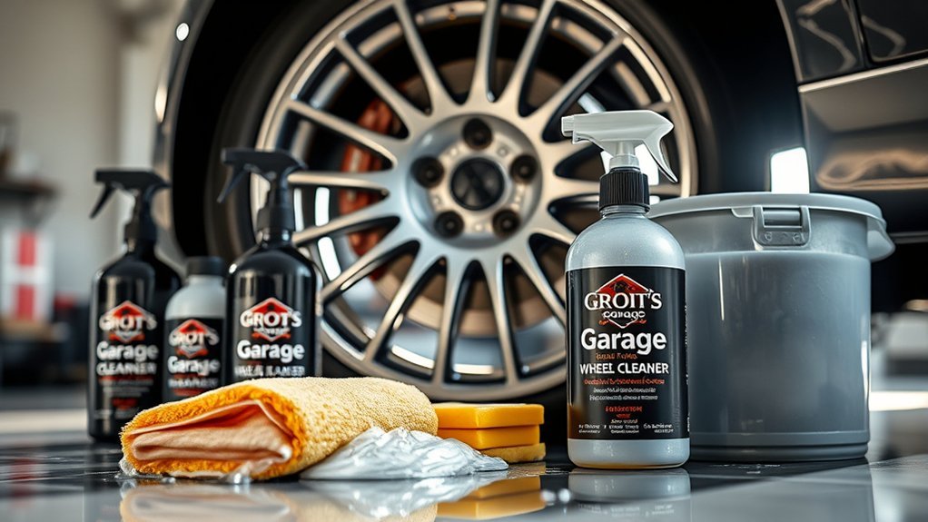 thorough wheel cleaning process