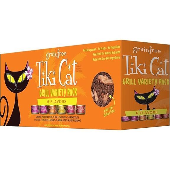 Tiki Cat Grill Wet Cat Food Variety Pack 2.8 oz. Cans (12 Count)