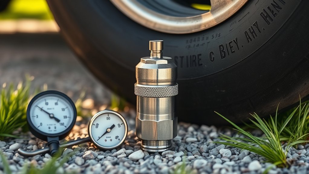 tire pressure gauge solution