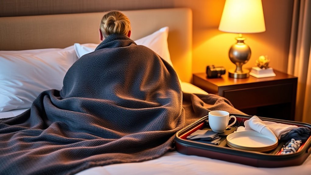 travel friendly heated blanket