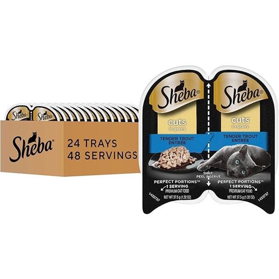 Sheba Perfect Portions Wet Cat Food Trout Entree