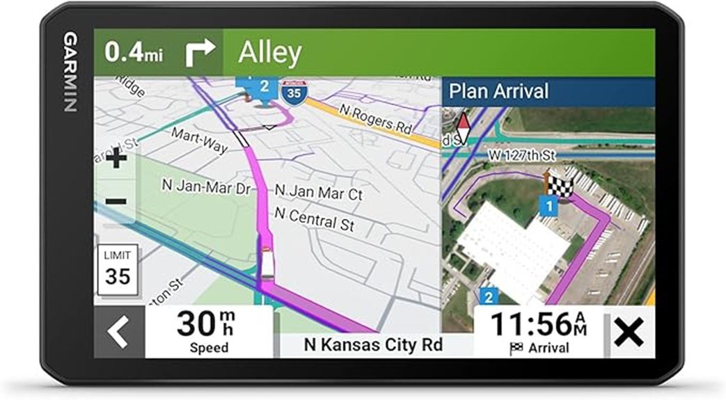 trucker gps navigation device