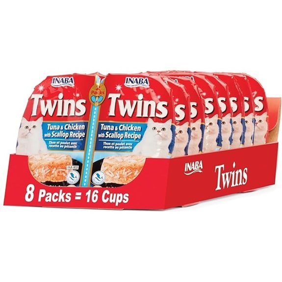INABA Twins Tuna & Chicken Cat Topper Cups
