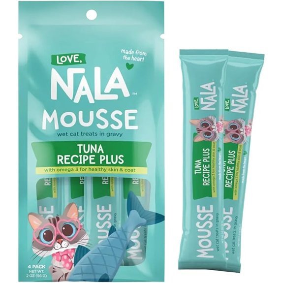 LOVE NALA Tuna Omega-3 Mousse Cat Treats (4 Pack)